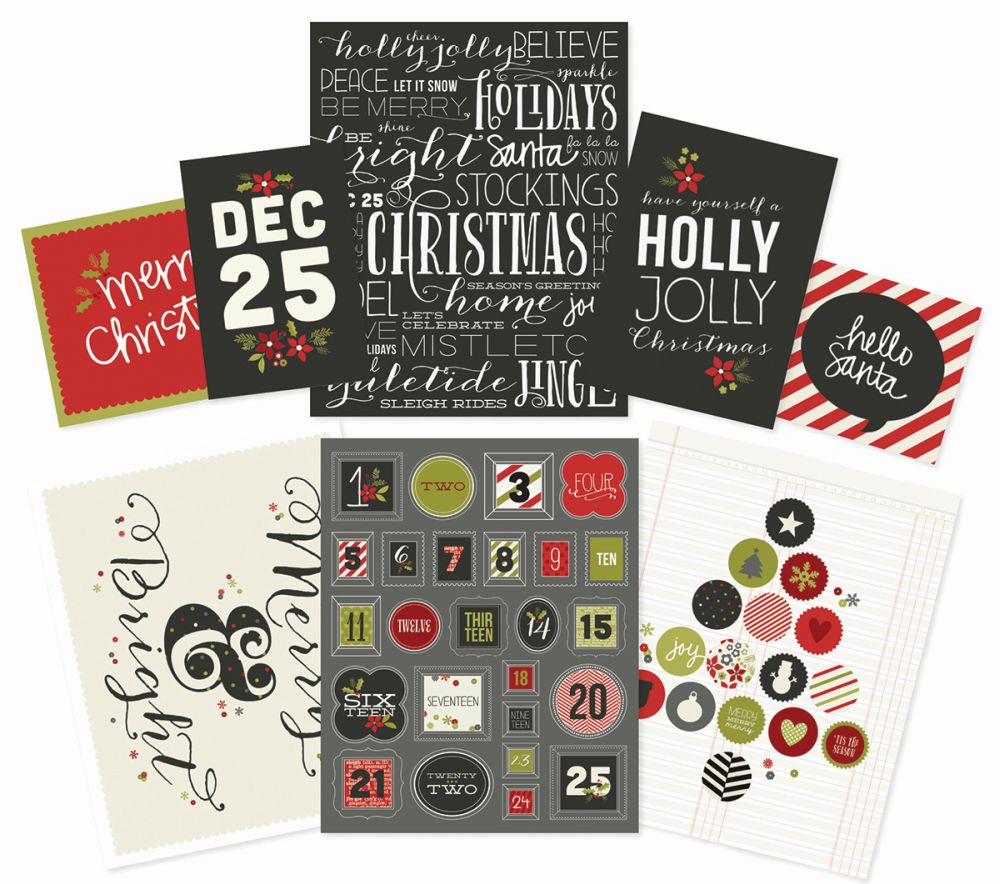 DIY Christmas Frameables by Simple Stories for Scrapbooks, Cards